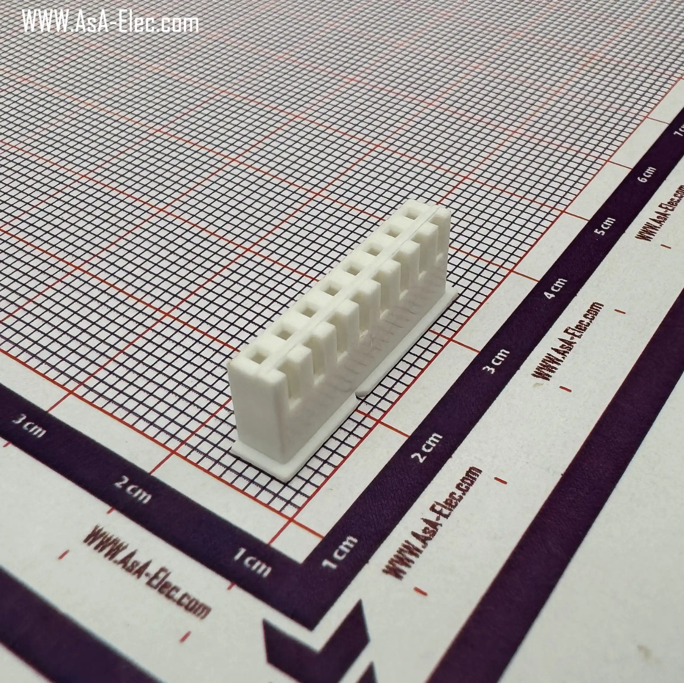 سوکت دزدگیری 2.5 میلیمتر 8 پین مادگی سفید XH