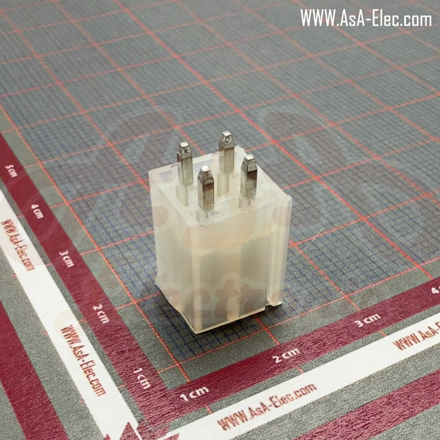 سوکت ATX 4.2 mm نر صاف مولکسی 4 پین (2*2)